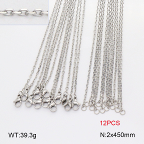 2N2007421ahjb-452  Stainless Steel Necklace