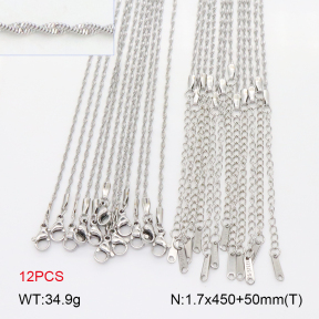 2N2007439ahpv-452  Stainless Steel Necklace