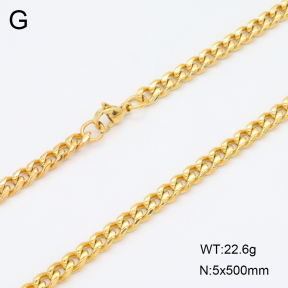 2N2007500vbpb-452  Stainless Steel Necklace