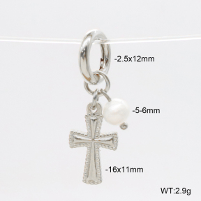 6BC000034vhhl-908  Cultured Freshwater Pearls  Stainless Steel Bikini Charms