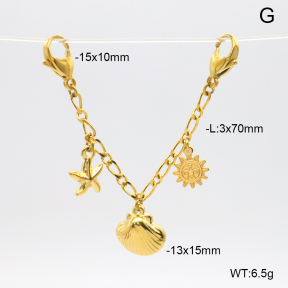 6BC000053bhia-908  Stainless Steel Bikini Charms