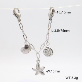 6BC000057vhha-908  Stainless Steel Bikini Charms