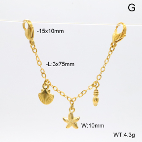 6BC000058bhia-908  Stainless Steel Bikini Charms