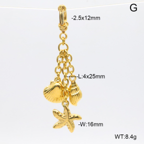 6BC000065vhkb-908  Stainless Steel Bikini Charms