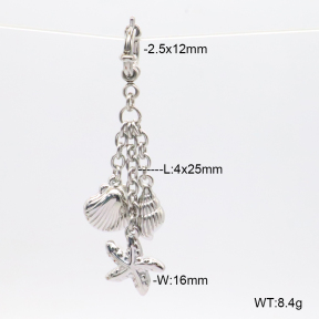 6BC000066ahjb-908  Stainless Steel Bikini Charms