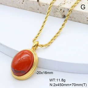 6N4004547bbpo-209  18K PVD,Handmade Polished  Stainless Steel Necklace