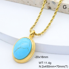 6N4004551bbpo-209  18K PVD,Handmade Polished  Stainless Steel Necklace