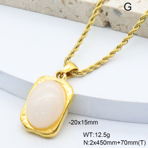 6N4004565bvpl-209  18K PVD,Handmade Polished  Stainless Steel Necklace