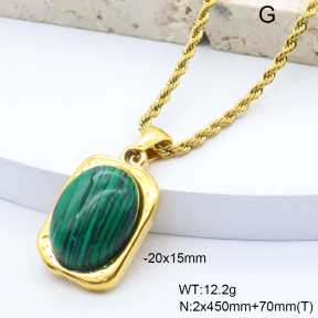 6N4004567bvpl-209  18K PVD,Handmade Polished  Stainless Steel Necklace