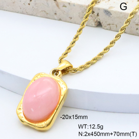 6N4004571bvpl-209  18K PVD,Handmade Polished  Stainless Steel Necklace