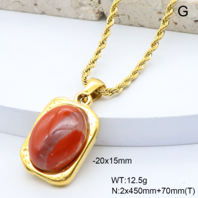 6N4004578bvpl-209  18K PVD,Handmade Polished  Stainless Steel Necklace