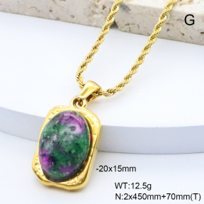 6N4004581bvpl-209  18K PVD,Handmade Polished  Stainless Steel Necklace