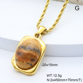 6N4004582bvpl-209  18K PVD,Handmade Polished  Stainless Steel Necklace