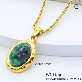 6N4004587bvpl-209  18K PVD,Handmade Polished  Stainless Steel Necklace