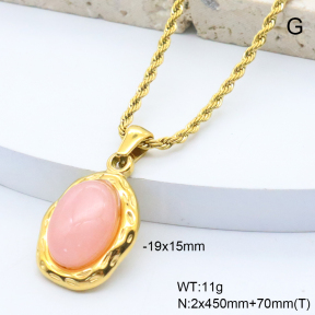 6N4004593bvpl-209  18K PVD,Handmade Polished  Stainless Steel Necklace