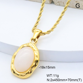 6N4004595bvpl-209  18K PVD,Handmade Polished  Stainless Steel Necklace