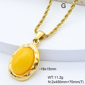 6N4004599bvpl-209  18K PVD,Handmade Polished  Stainless Steel Necklace