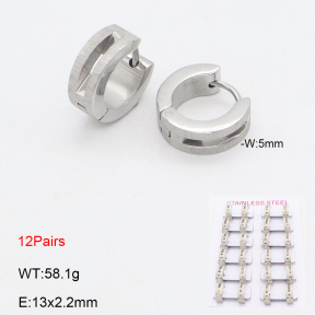 2E2006585akia-387  Stainless Steel Earrings