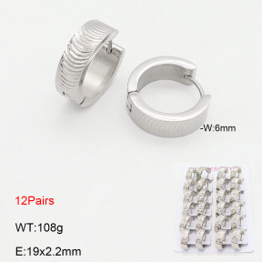 2E2006586amaa-387  Stainless Steel Earrings