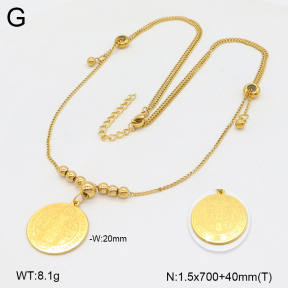 2N2007729bbov-350  Stainless Steel Necklace