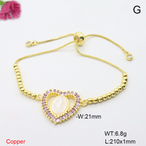 F6B406940bhva-L017  Fashion Copper Bracelet
