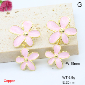 F6E302135vbmb-L017  Fashion Copper Earrings