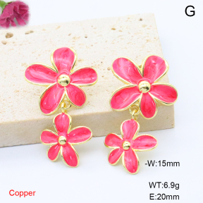 F6E302137vbmb-L017  Fashion Copper Earrings