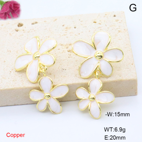 F6E302138vbmb-L017  Fashion Copper Earrings