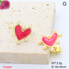 F6E302139ablb-L017  Fashion Copper Earrings