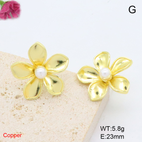 F6E302142baka-L017  Fashion Copper Earrings