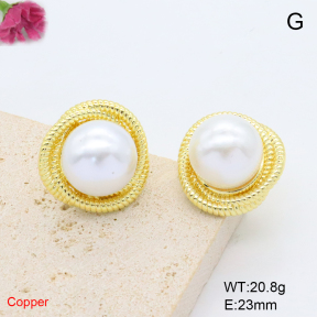 F6E302143baka-L017  Fashion Copper Earrings