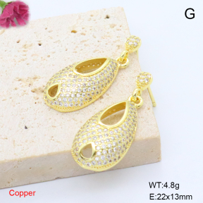 F6E405824bbov-L017  Fashion Copper Earrings