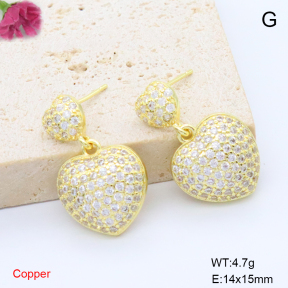 F6E405826bbov-L017  Fashion Copper Earrings