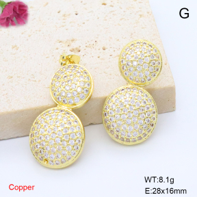 F6E405827bbov-L017  Fashion Copper Earrings
