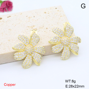 F6E405828bhva-L017  Fashion Copper Earrings