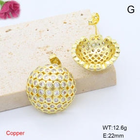 F6E405829bhva-L017  Fashion Copper Earrings