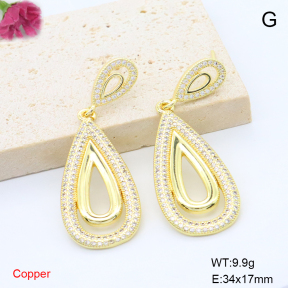F6E405831bhva-L017  Fashion Copper Earrings