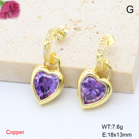 F6E405833vbpb-L017  Fashion Copper Earrings