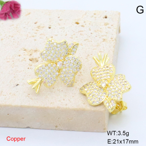 F6E405837vbnb-L017  Fashion Copper Earrings