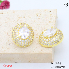 F6E405838bbov-L017  Fashion Copper Earrings