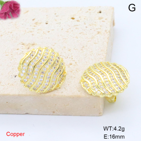 F6E405839vbnb-L017  Fashion Copper Earrings