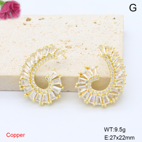 F6E405843bhva-L017  Fashion Copper Earrings