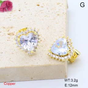 F6E405846ablb-L017  Fashion Copper Earrings