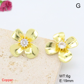 F6E405848vbmb-L017  Fashion Copper Earrings