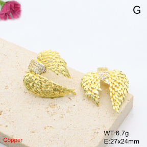 F6E405850vbmb-L017  Fashion Copper Earrings