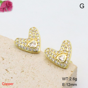 F6E405852vbmb-L017  Fashion Copper Earrings