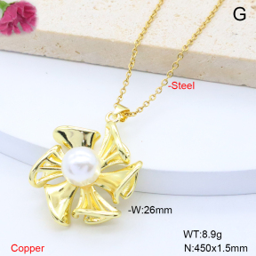 F6N301780baka-L017  Fashion Copper Necklace