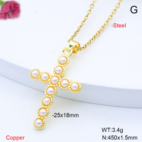 F6N301782baka-L017  Fashion Copper Necklace