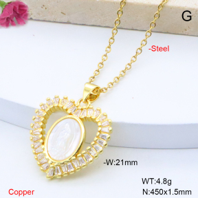 F6N409207vbpb-L017  Fashion Copper Necklace
