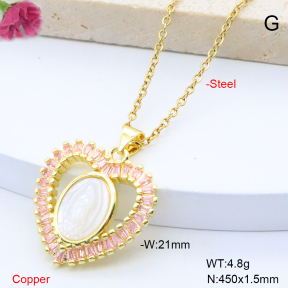 F6N409208vbpb-L017  Fashion Copper Necklace